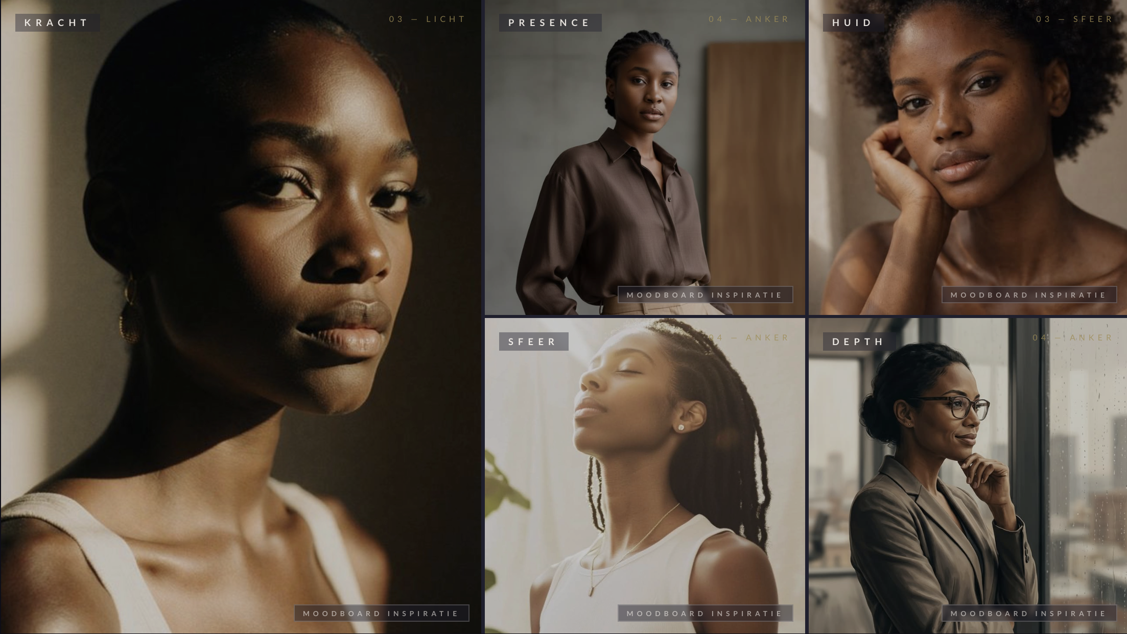 moodboard personal branding traject lost in frames photography
